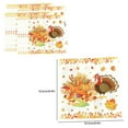thumbnail image 3 of RuiJiao 20Pcs Turkey Thanksgiving Party Supplies Kit, Autumn Disposable Dinnerware Includes, Dessert Plates, Napkins for Fall party Decorations, 3 of 6