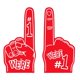 thumbnail image 1 of Foam Finger Giant Foam Giant Foam Giant Foam Hand Foam Finger Large Foam Hand Pointing Finger For Sports Fans For Sports 7, 1 of 5