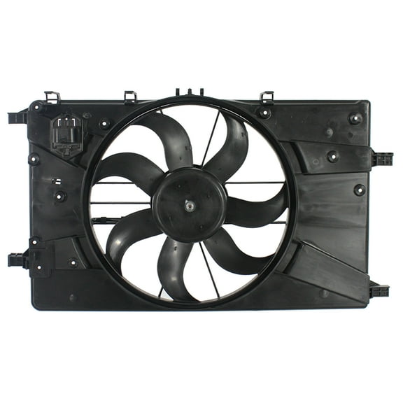 Agility Auto Parts 6010350 Dual Radiator and Condenser Fan Assembly for Buick, Chevrolet Specific Models
