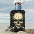 thumbnail image 7 of Xecao Gothic Winged Skull Print Elastic Luggage Cover, Double-sided Print , Perfect for Travel, Business, and Daily Use (Suitcase Not Included)-Small, 7 of 7