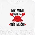 thumbnail image 4 of Inktastic Mimi Loves Me Grandson Girls Toddler Dress, 4 of 5