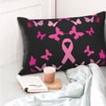 thumbnail image 4 of Balery Breast Cancer Funda de Cojín Estampada, Regalos para Mujeres, Regalos de Amor para Ella, Regalos para Novia o Esposa, Funda de Almohada-14"x20", 4 of 6