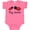 Hot Pink, variant on Inktastic Big Sister Girls Baby Bodysuit