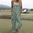 thumbnail image 2 of Boho Floral Oversized Jumpsuit, Baggy Wide Leg Overalls, Plus Size Rompers with Pockets, Comfy Casual Summer Outfits, Trendy Y2K Going Out Beach Vacation Outfits,Hot PinkM, 2 of 5