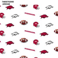 NCAA Cotton Arkansas Razorbacks Fabric