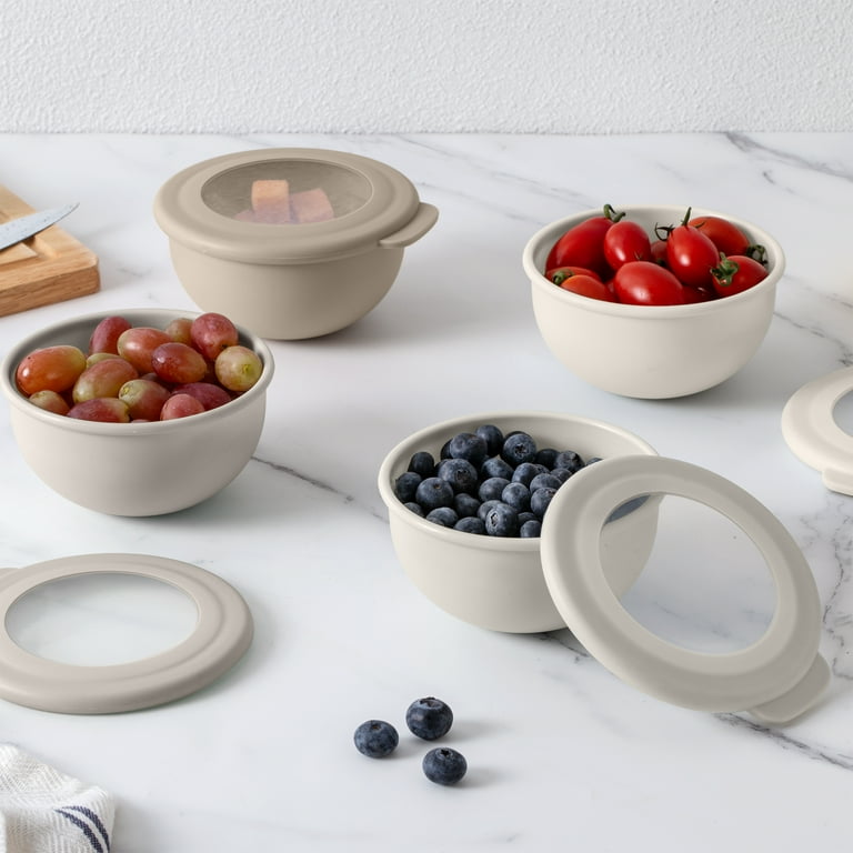 Cook with Color 8-Piece Mini Silicone Mixing Prep Bowl Set photo 3