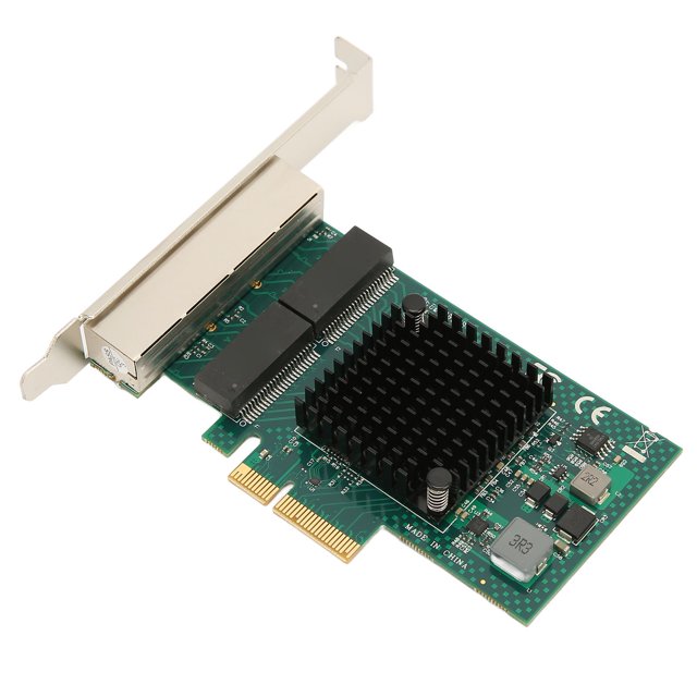 Tarjeta De Red PCI E, Lámpara Indicadora LED Adaptador De Tarjeta De Red Ethernet BCM5719 Chipset Para PC