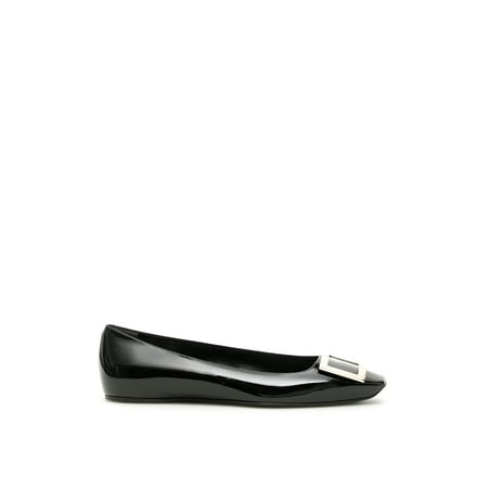 

Roger Vivier Patent Leather Trompette Ballerina Flats