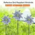 thumbnail image 3 of KMSS Reflective Pinwheels for Outdoor Garden 10Pcs Wind Spinners Pinwheel Bird Repellent Blinder Devices Deterrent Extra Sparkly Pinwheel with Stake, 3 of 7