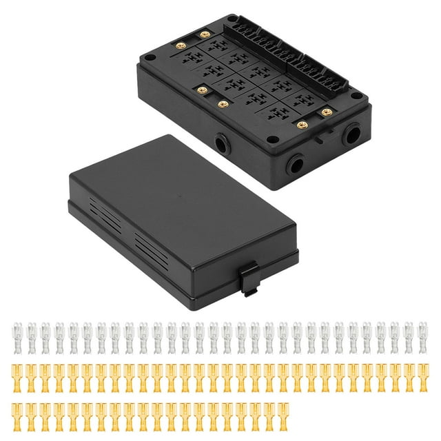 Portafusibles para relés automotrices, Caja de fusibles para portafusibles para automóviles