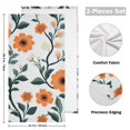thumbnail image 4 of Yayeee Hand Towels for Bathroom Set of 2 Quick Dry Super Absorbent Soft Hand Shower Towels, 28" x 14", Flowers Pattern, 4 of 8