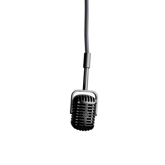 7829 Retro Design Metal Mic Photography Studio Equipment Home Decor Stage Performances Accessories 2 Color Option