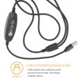 thumbnail image 3 of 1 Set Cool Vest Cooling Fan USB Powered Adjustable Air Conditioner Workwear Fan, 3 of 9