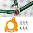thumbnail image 4 of Adaptador de guía de cadena para bicicleta, placa de soporte inferior BSA, piezas de bicicleta, aleación de aluminio con Oro Zulema Adaptador de guía de cadena, 4 of 7