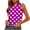 New/Hot Pink, variant on Otvok Womens Tank Summer Sleeveless Slim Fitted Blouse Side Ruched Basic Tees Shirts