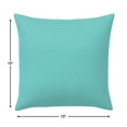 thumbnail image 4 of Casual Cushion Solid Sunbrella® Fabric 1-Piece Outdoor Throw Pillow, 15"W x 15"L, Canvas Aruba, 4 of 5
