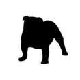 thumbnail image 3 of English Bulldog Dog Silhouette - Beautiful Solid Steel Home Decor Decorative Accent Metal Art Wall Sign, 3 of 3