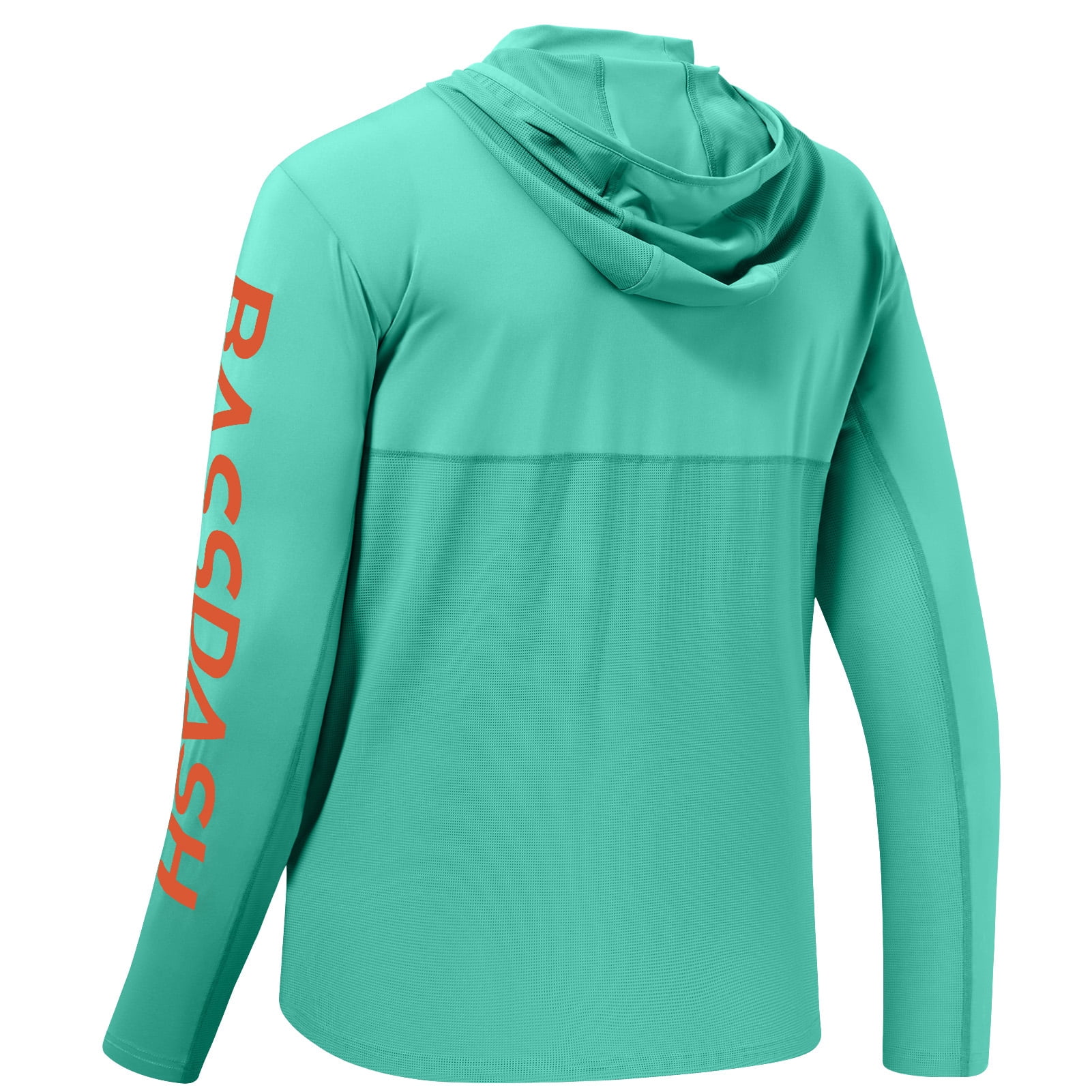 BASSDASH UPF 50+ Men’s UV Sun Protection Long Sleeve Performance Fishing Hoodie Hooded Shirts