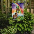 thumbnail image 2 of Foxhound St Patrick's Day Garden Flag 11.25 in x 15.5 in, 2 of 5
