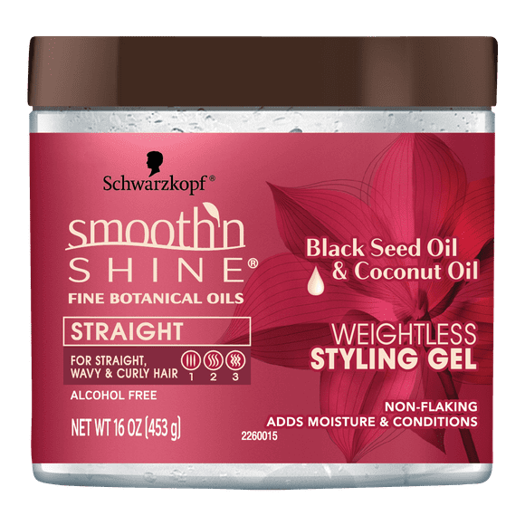Smooth 'n Shine Straight Weightless Styling Gel, 16 Ounce
