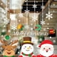 thumbnail image 1 of Decoración navideña Árbol de Navidad Ancianos Muñeco de nieve Copo de nieve Pegatina estática Combinación Decoraciones navideñas familiares Wmkox8yii  fhajkh3455, 1 of 9