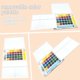 thumbnail image 4 of Set de Pintura MAIKEDEPOT 18 Colores Kit de Viaje con Pincel y Papel, 4 of 9