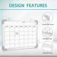 thumbnail image 4 of Monthly Dry Erase Calendar Whiteboard Calendar Magnetic White Board Double-Sided ,16" X 12" Calendar Monthly Whiteboard, Small Wall Hanging Calendar Board for Home, Office, Kitchen, 4 of 8