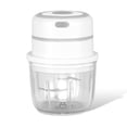 thumbnail image 2 of Mini 300ml Ajo eléctrico Chopper USB Transiciadora de enchufe Pimienta de cebolla Píldora Píldora Inalámbrico Procesador de alimentos Suministros para el hogar Blanco AweSitey HA059924-01B, 2 of 7