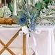 thumbnail image 4 of Ramo de flores de seda para respaldo de silla de boda | Decoración de rosas artificiales y hojas verdes | Accesorios florales para pasillos de hotel con lazo | Decoración romántica y duradera pa, 4 of 5