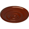 thumbnail image 3 of 30"OD x 2 1/4"P Dylar Ceiling Medallion (Fits Canopies up to 6 1/4"), Hand-Painted Firebrick, 3 of 6