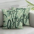 thumbnail image 3 of Happy Easter Pillow Cover Easter Bunny Decorations Hello Spring Farmhouse Throw Pillows Decorative Buffalo Plaid Cute Rabbit Leaves Cushion Case for Outdoor Home Decor, 3 of 7