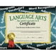HAYES École Édition H-VA585 Certificats Réussite des ARTS de la Langue – image 1 sur 3