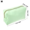 thumbnail image 4 of Unique Bargains PU Leather Makeup Bag Large Makeup Bag Make Up Brush Organizer Bag Toiletry Bag for Women M Size Green, 4 of 7