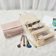 thumbnail image 3 of RKSTN Travel Toiletry Bag Large Capacity Travel Cosmetic Bag for Women,Makeup Bag Travelling Leather Cosmetic Bag ,Multifunctional Storage Travel Makeup Cosmetic Bag, 3 of 7