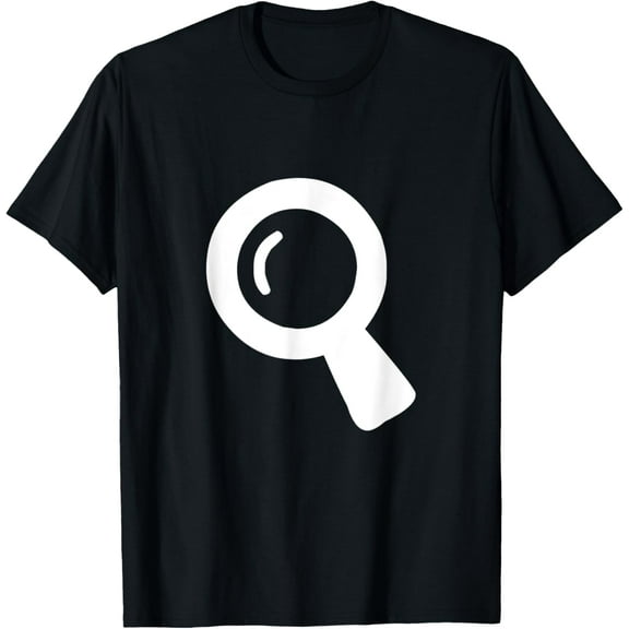 Cartoon Magnifying Glass T-Shirt