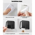 thumbnail image 3 of Tumotour Kitchen Storage Rack Seamless Wall Mounted Pot Lid Rack Cabinet Chopping Board Rack Serving Board Placement Rack Multifunctional Storage Racks, 3 of 6