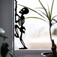 thumbnail image 4 of Decoraciones de Halloween, adornos de Halloween, regalos de Halloween, adornos de calavera de metal de Halloween, decoración de esqueleto de hierro estilo terror, enchufe de tierra, adecuado para jard, 4 of 8