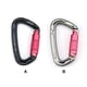 thumbnail image 2 of Greeniant Mosquetón con anillo en D, hebilla de escalada, mosquetón, llavero portátil, negro Ropa Deportiva, Zapatos Gris Greeniant OD020398-02, 2 of 6