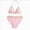Pink, variant on Girl's Swimsuits 2 Piece Halter Triangle Bathing Suits Seashell Boho Bikini Set Swimwear (Blue,11-12 Y)