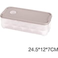 thumbnail image 3 of Contenedor de huevos para refrigerador, 10 huevos apilables con tapas, organizador de plástico para el refrigerador, contenedores transparentes para la organización del refrigerador, 3 of 5