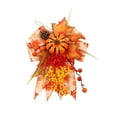 thumbnail image 2 of Wzzjkit Thanksgiving Decorative Pendant Artificial Flower Pumpkin Wall Decoration, 2 of 6