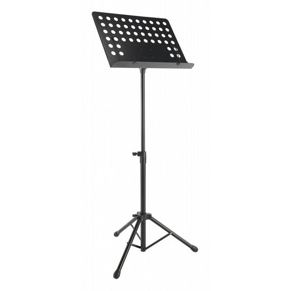 Stagg Model MUSQ55 Heavy Duty Orchestral Music Stand with Holes - Black