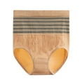 thumbnail image 2 of Vente de Liquidation 2025 Culottes pour Femmes Taille Haute Rayures Ventre Rehausse-Fesses, 2 of 4