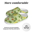 thumbnail image 6 of Lsque Cute Dinosaurs Cartoon Pattern Womens Comfort Cotton on Scuff With Memory Foam and Anti-skid Sole Slipper-42/43, 6 of 7