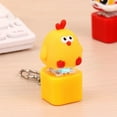 thumbnail image 6 of Keychain Sound Fidgets Toys Rechargeable Chick Anxiety Reliefs Keychain Button Toy with Colorful Light & Sound Adults Keyboard Clicker, 6 of 7