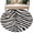 Black, variant on Black White Zebras Round Area Rug 8Ft Washable Large Circle Rugs for Living Room Dorm, Vintage Abstract Art Non-Slip Carpet Floor Mats Indoor Outdoor Carpet Runner Aesthetic Home Decor