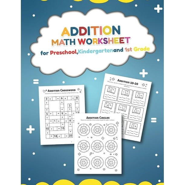 Math worksheets for 1st graders addition
