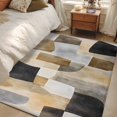 thumbnail image 4 of 3'x5' Area Rugs, Vintage Boho Indoor Outdoor Area Rug for Living Room Bedroom, Abstract Retro Oil Painting Geometric Washable Bathroom Rugs Kitchen Floor Carpet Mats Home Decor Aesthetic, 4 of 8