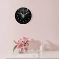 thumbnail image 3 of 14 Inch Wall Clock Battery Operated Silent Clock Decorative for Office, Kitchen, Outdoor, Living Room，Deer Lovely Pattern, 3 of 4