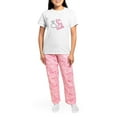 thumbnail image 4 of CafePress - Im The Bride Pajamas - Women's Short Sleeve Print T-Shirt and Pants Light Cotton Pajama Set, 4 of 7
